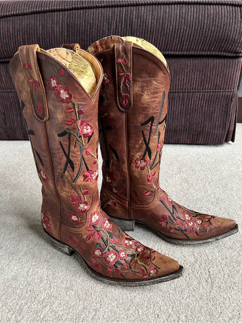 Old Gringo 6.5 B Cherry Blossom Western Cowboy Cowgirl Boots Back To School
